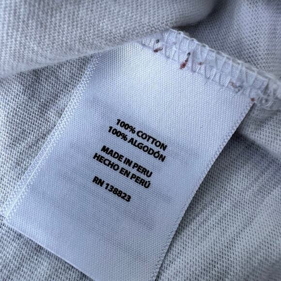 SHYANNE women’s  juniors T-shirt.  Size L, tie at waist, white, short sleeves. - Picture 3 of 7